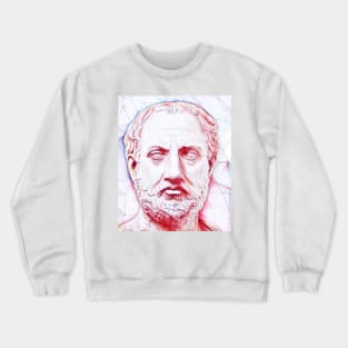 Thucydides Portrait | Thucydides Artwork | Line Art Crewneck Sweatshirt